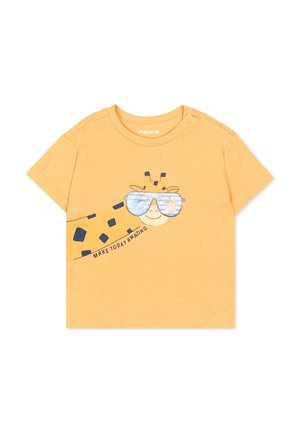 T-shirt con stampa - yellow