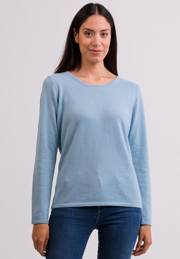 Strickpullover - hellblau