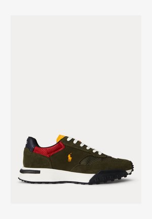 Polo Ralph Lauren, ELDRIDGE SUEDE-PANELED SNEAKER - Zapatillas - estate olive