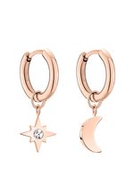 Tamaris Schmuck Ohrringe Creole Edelstahl IP Roségold TJ
