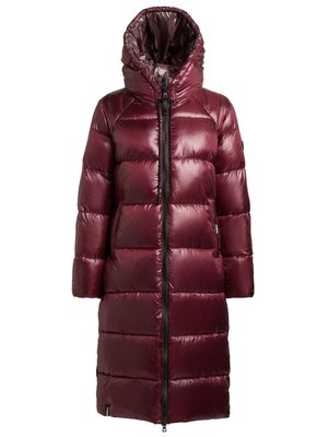 khujo NASHI - Vinterfrakke - mahagoni red