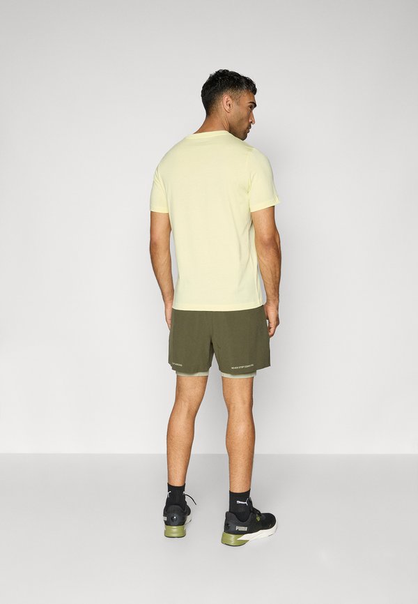 HYROX TRAIN SHORT - Sports shorts - dark olive4