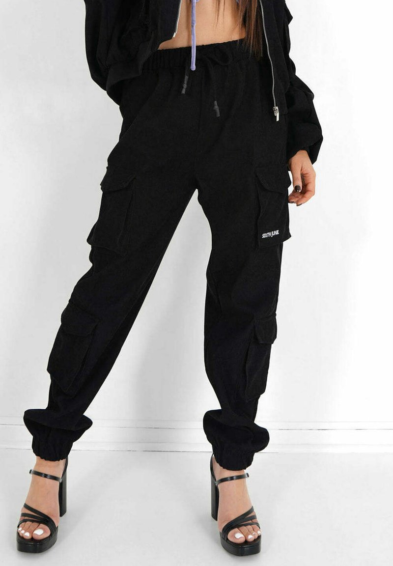 Sixth June UTILITY - Pantaloni cargo - black