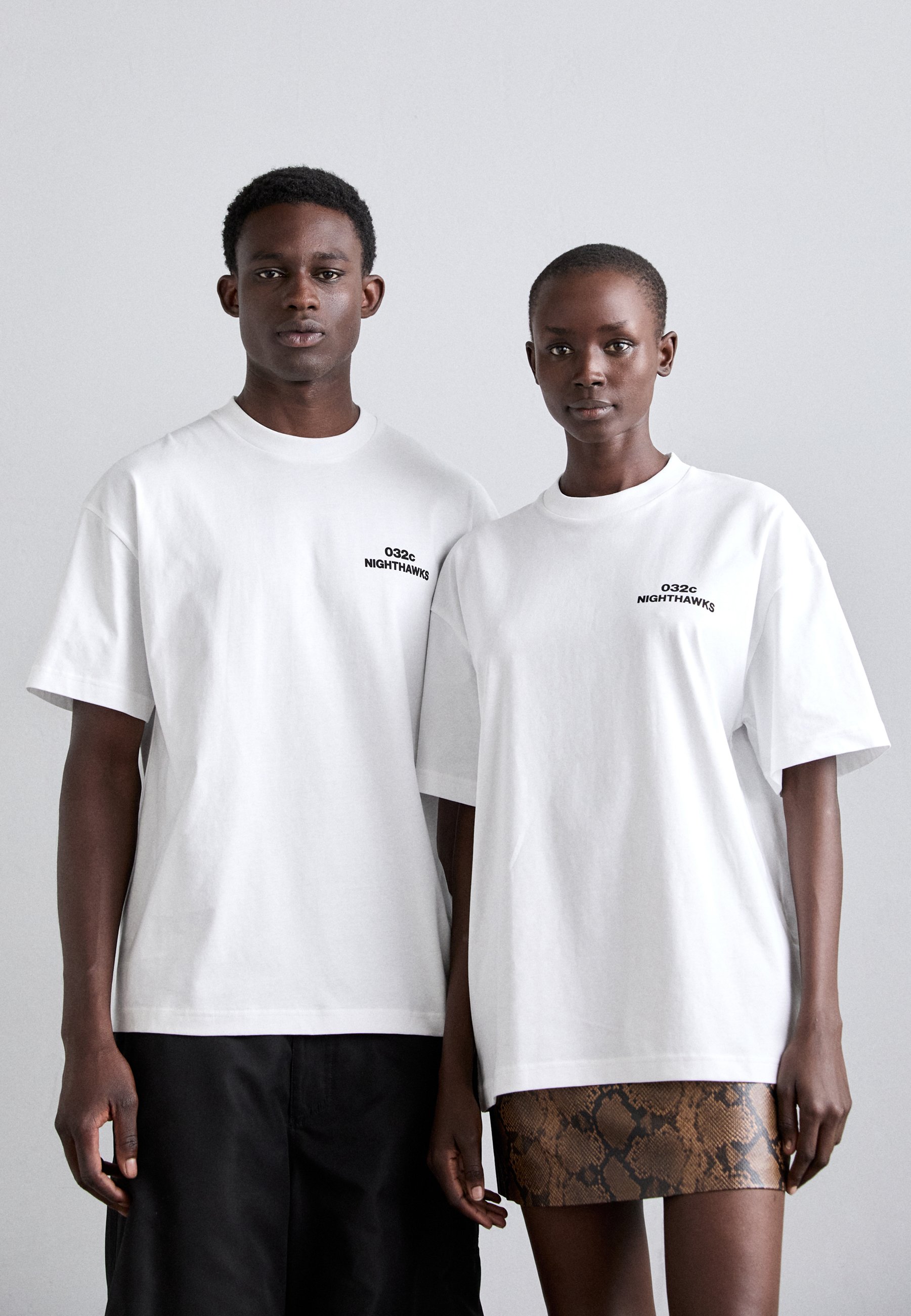 032c UNISEX - T-shirt z nadrukiem/biały - Zalando.pl