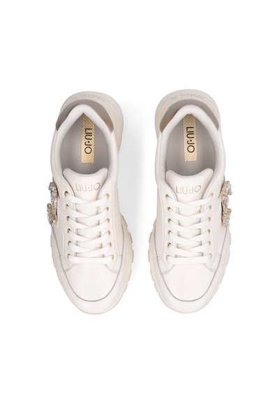 Liu Jo Sneaker Donna BA5013PX602 – Modello Ivory, Materiale Misto Pelle, Colore Avorio – Numero 41 - 3