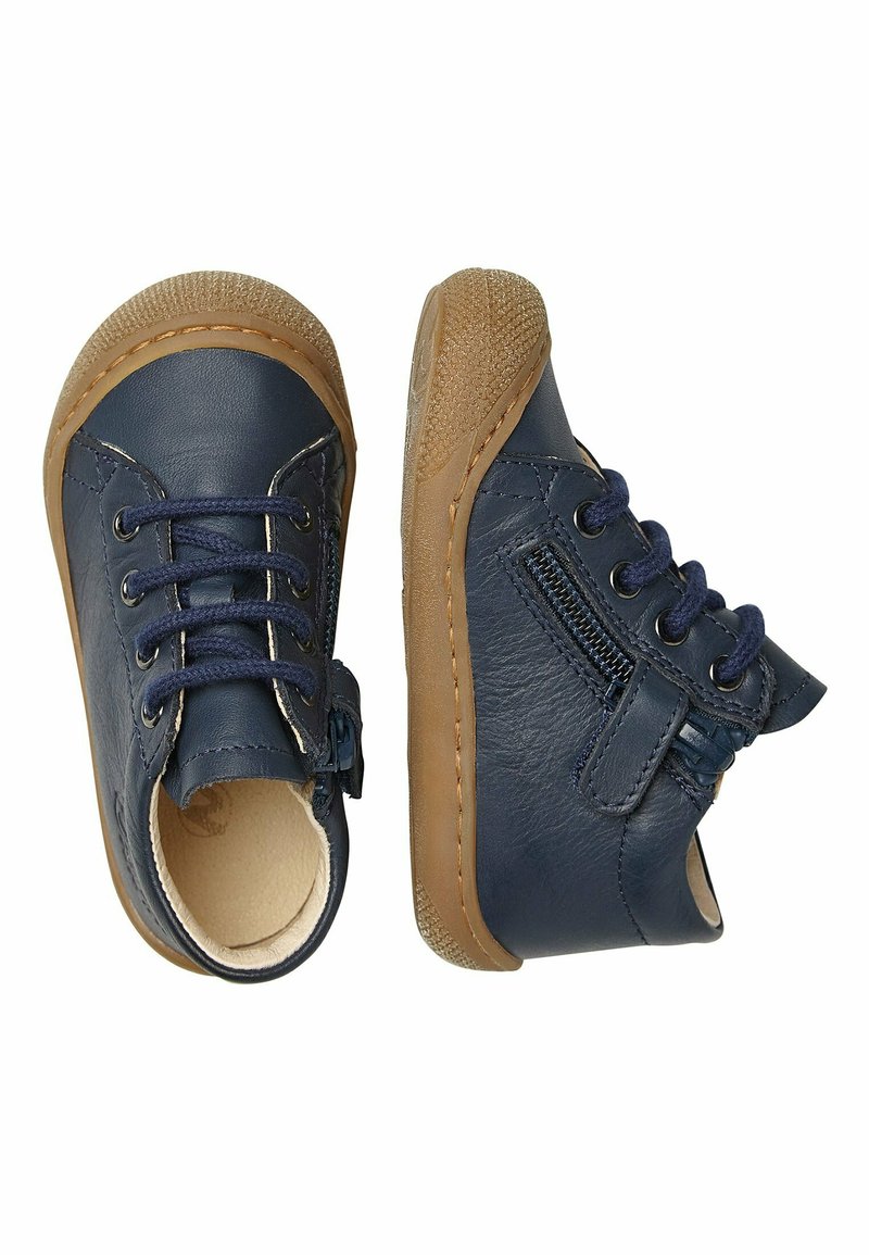 Baskets En Cuir Naturino Pour Enfant - Double Velcro, Semelle Cuir Intérieure, Caoutchouc Antidérapant
