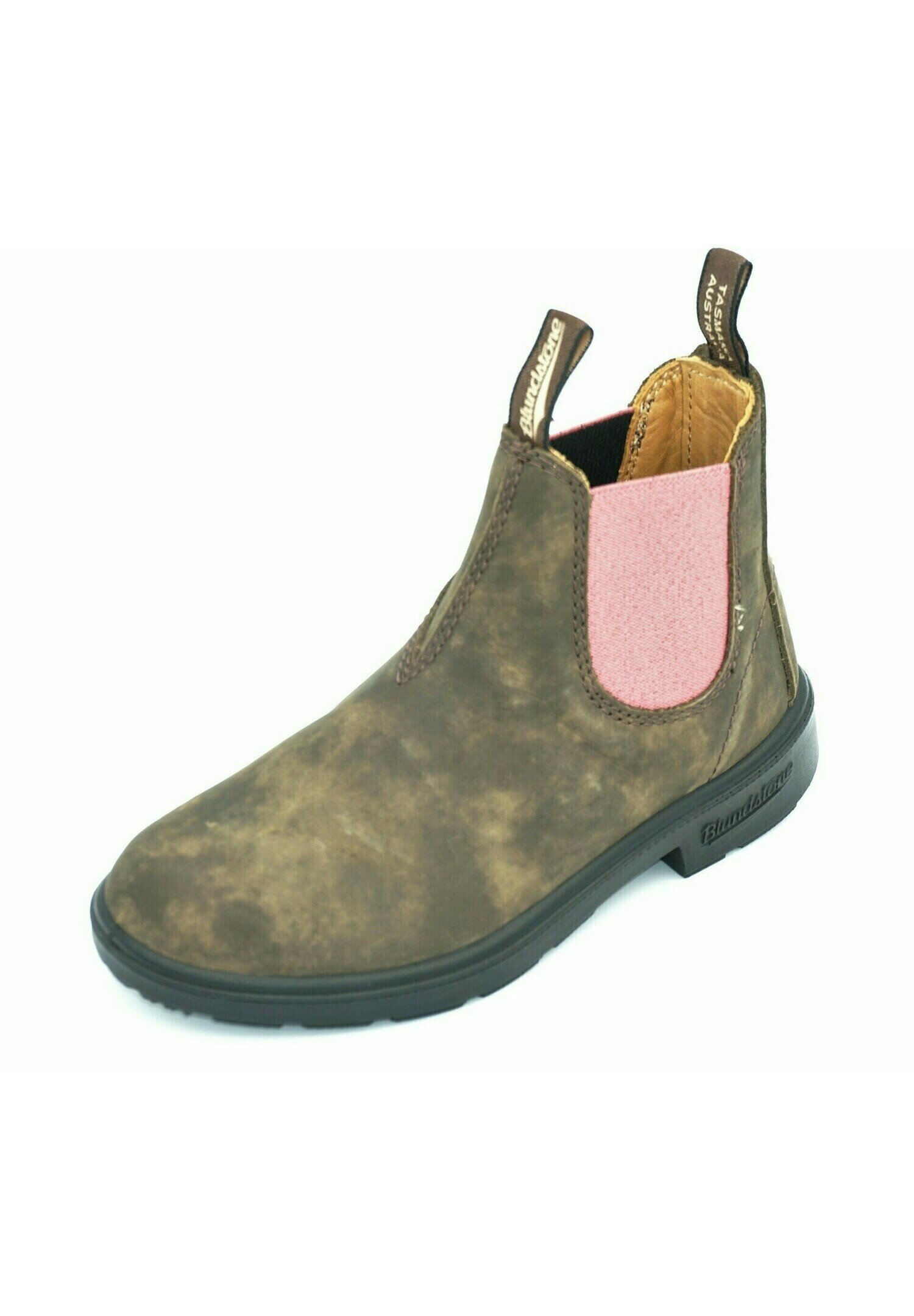 pink blundstone boots