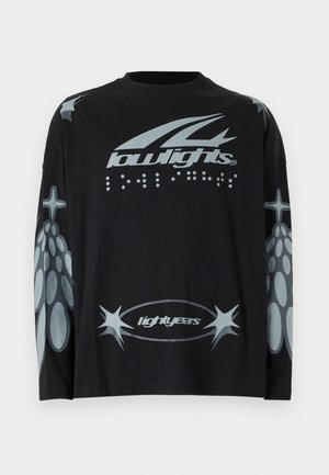 LONG SLEEVE UNISEX - Tops ar garām piedurknēm - black