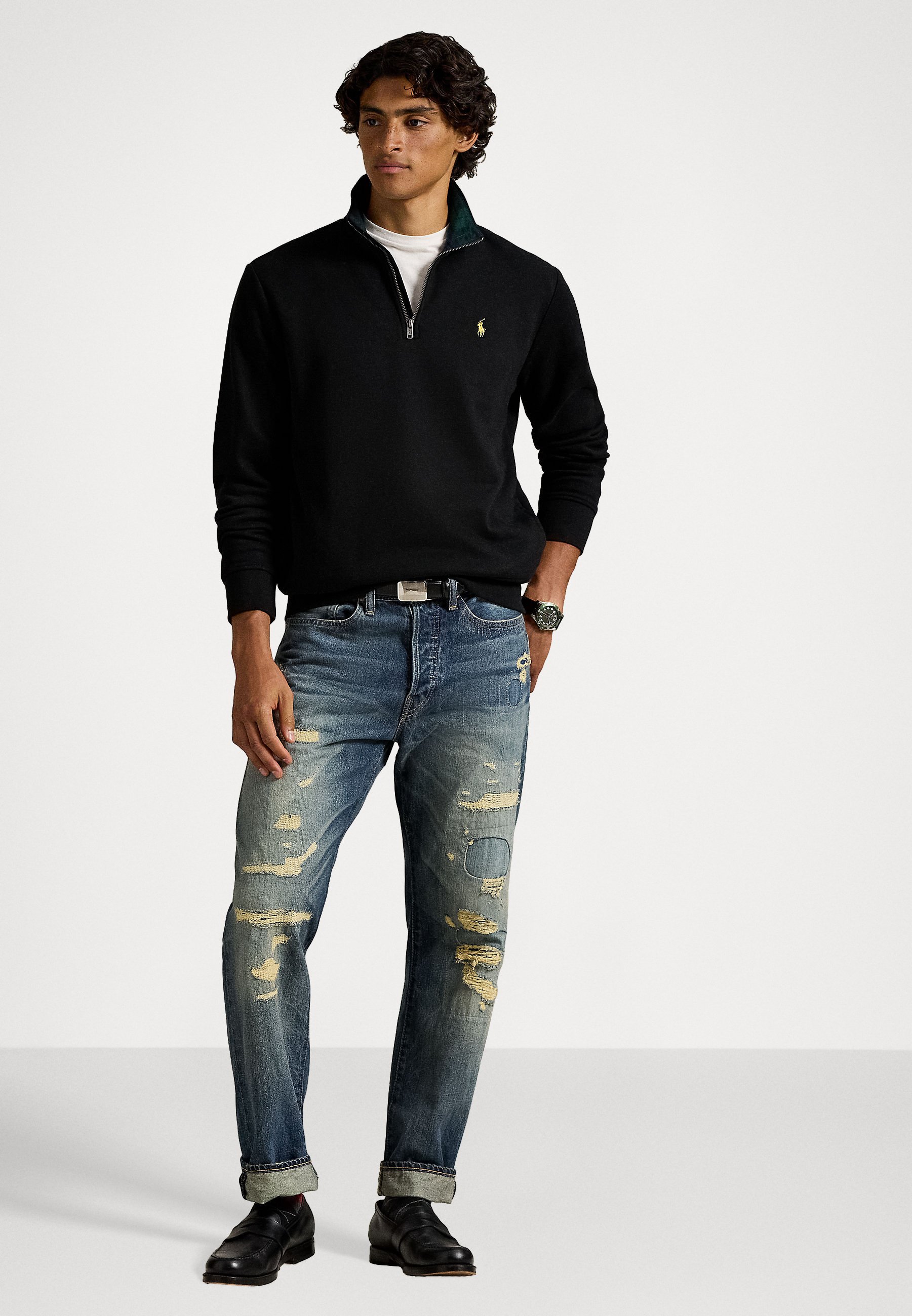 Polo Ralph Lauren THE RL QUARTER ZIP SWEATSHIRT - Sportinis