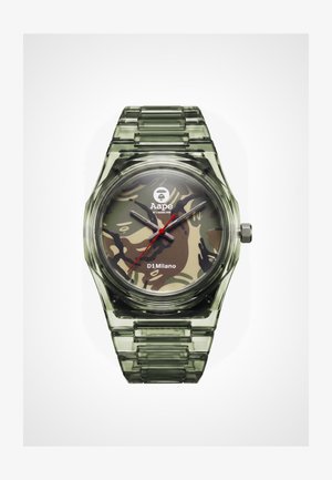 D1 Milano, D1 X AAPE: GREEN POLYCARBON - LIMITED EDITION WATCH 40.5MM - Watch - green