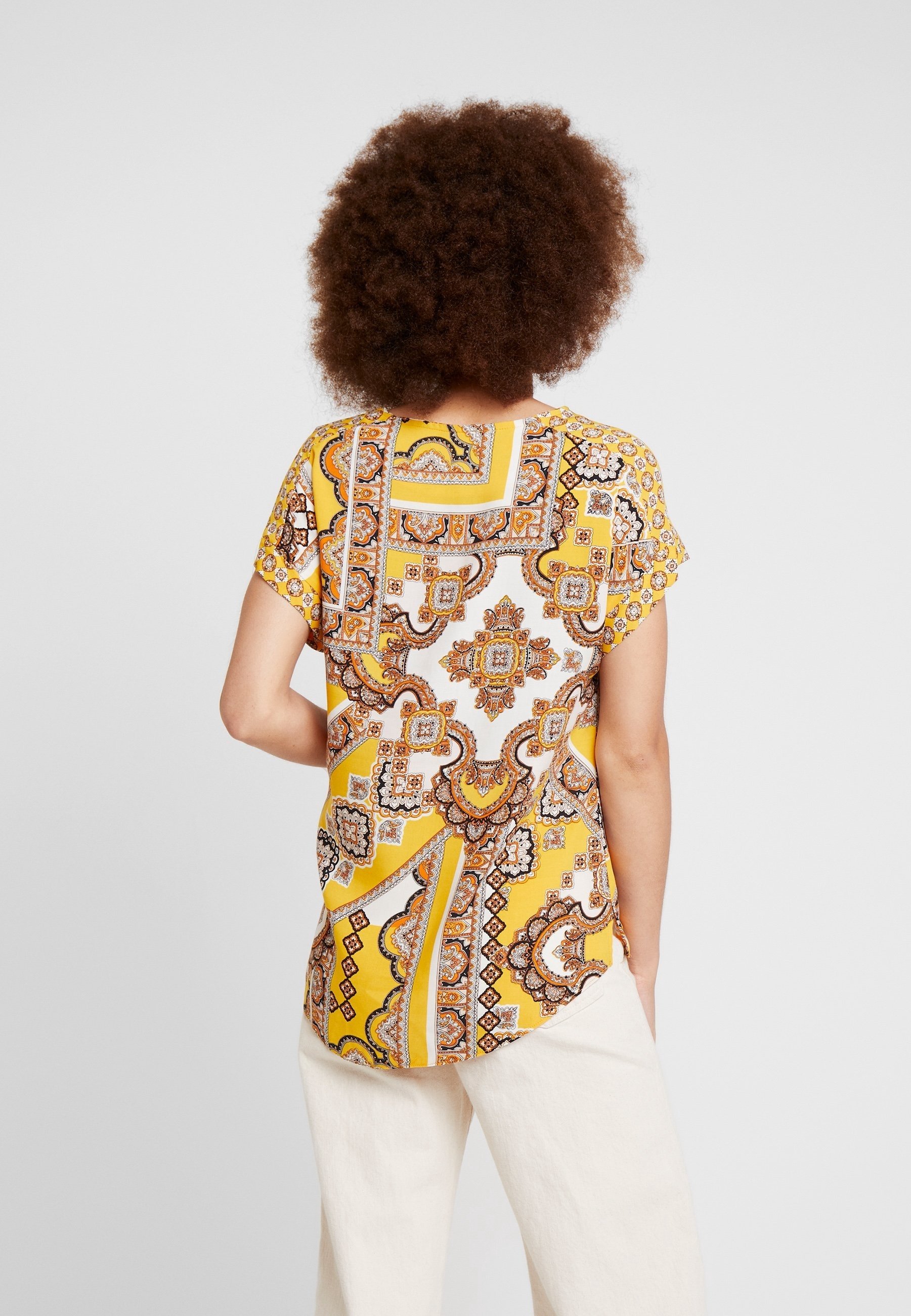 dorothy perkins yellow floral top