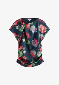 Non selezionato, navy red floral print