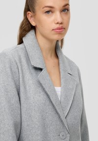 QS Halflange jas - grau meliert