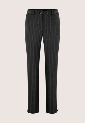 MADELEINE, MADELEINE HOSE NADELSTREIFEN-HOSE MIT BÜGELFALTEN - Broek - fog blue   beige