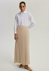 Touché Privé NATUREL LOOK  - Maxi szoknya - beige