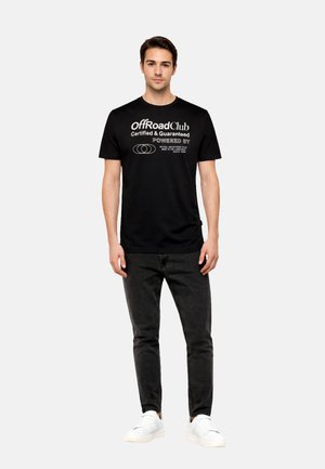 Petrol Industries, MEN T-SHIRT SS CLASSIC PRINT - Tričko s potlačou - black