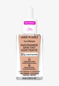 WET N WILD - BARE FOCUS NIACINAMIDE SKIN TINT - Färgad dagkräm - light medium sand Miniatyrbild 1