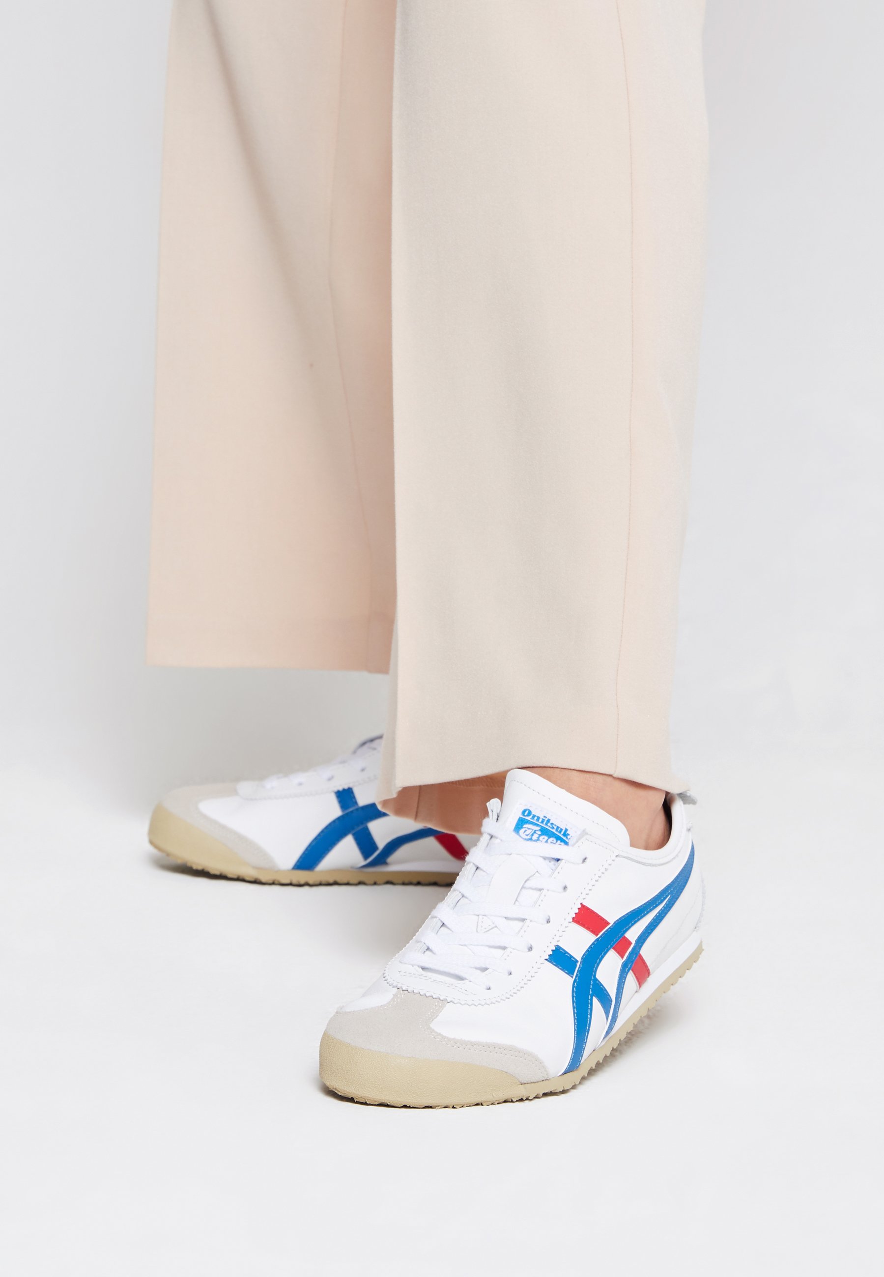 Onitsuka Tiger MEXICO 66 - Sneakers laag - white/blue/wit - Zalando.be