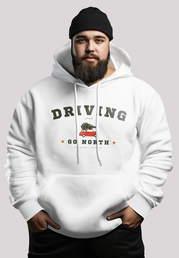 DRIVING HOME WEIHNACHTEN  - Kapuzenpullover - weiß