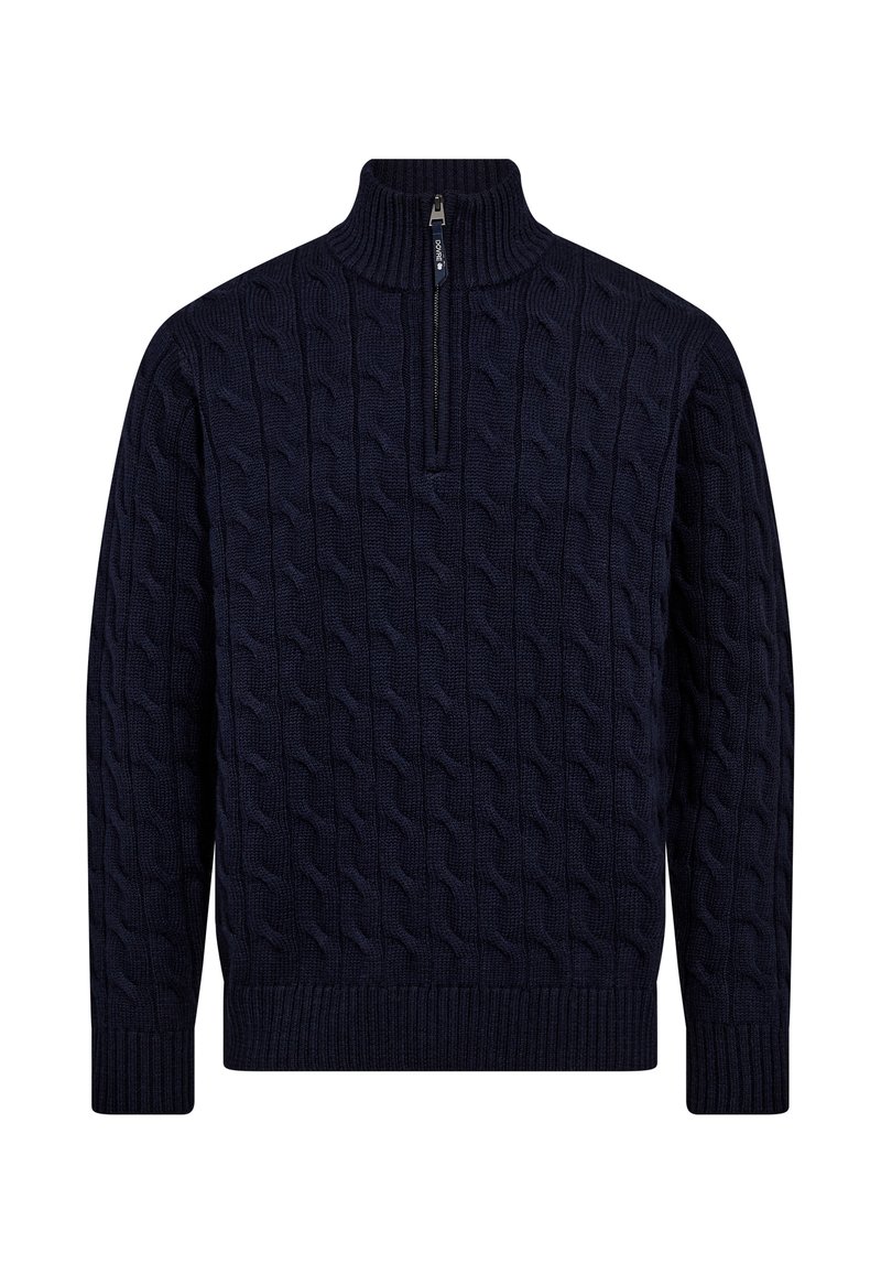 Dovre WITH ZIP  - Jumper - blue