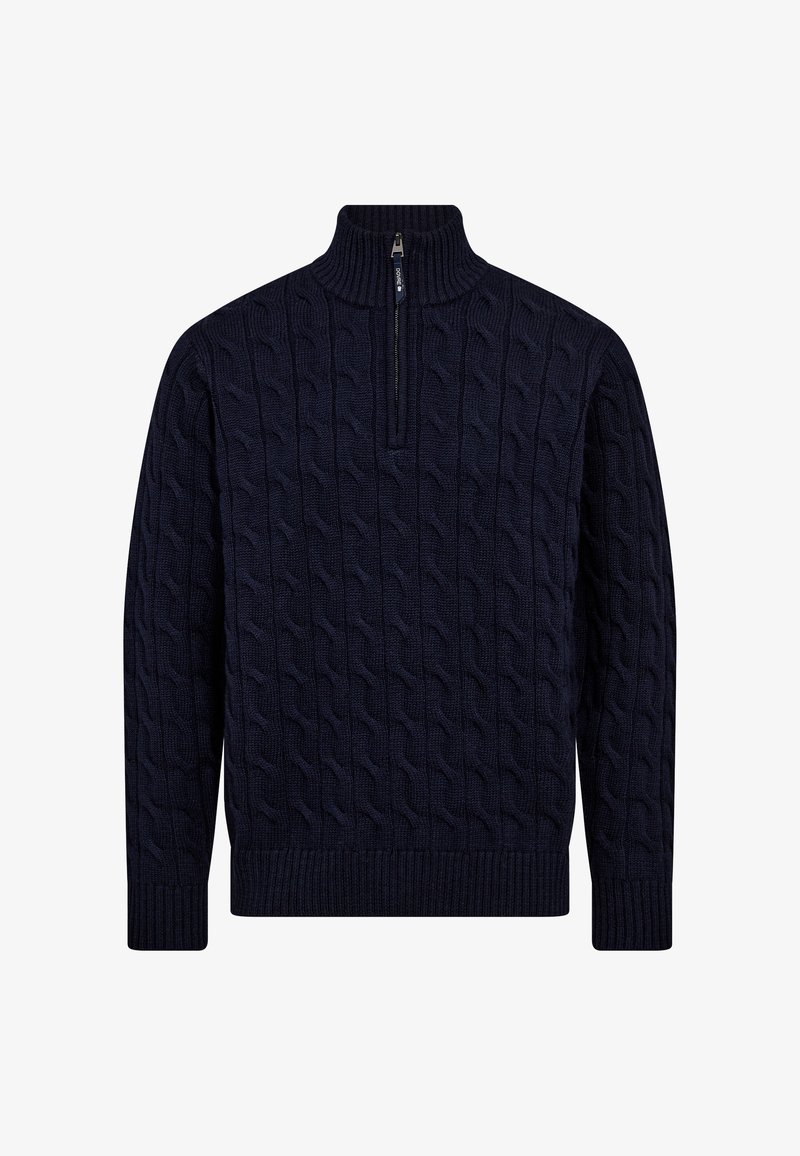 Dovre WITH ZIP - Jumper - blue