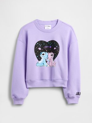 GAPKIDS × DISNEY LILO AND STITCH OVERSIZED GRAPHIC SWEATSHIRT - Sweatshirt - purple