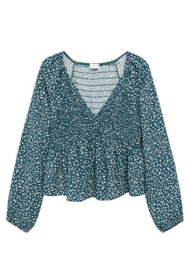 NIMES - Blouse - donkergroen