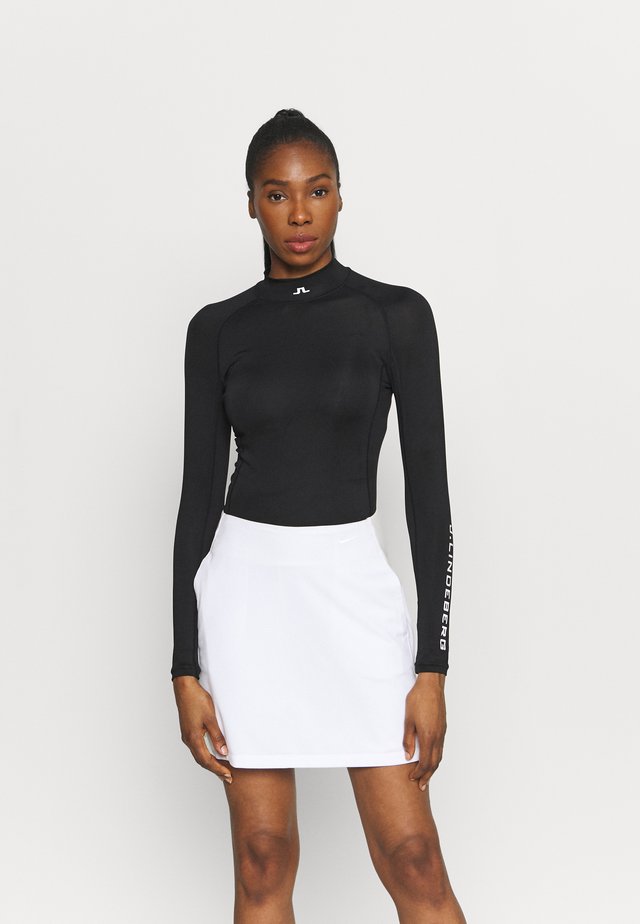 ÅSA PRINT SOFT COMPRESSION - Treningsskjorter - black