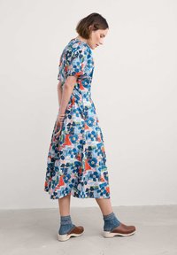 Seasalt Cornwall Vestido camisero - multi table sketch chalk