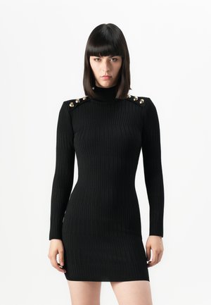 JANET DRESS - Abito in maglia - jet black