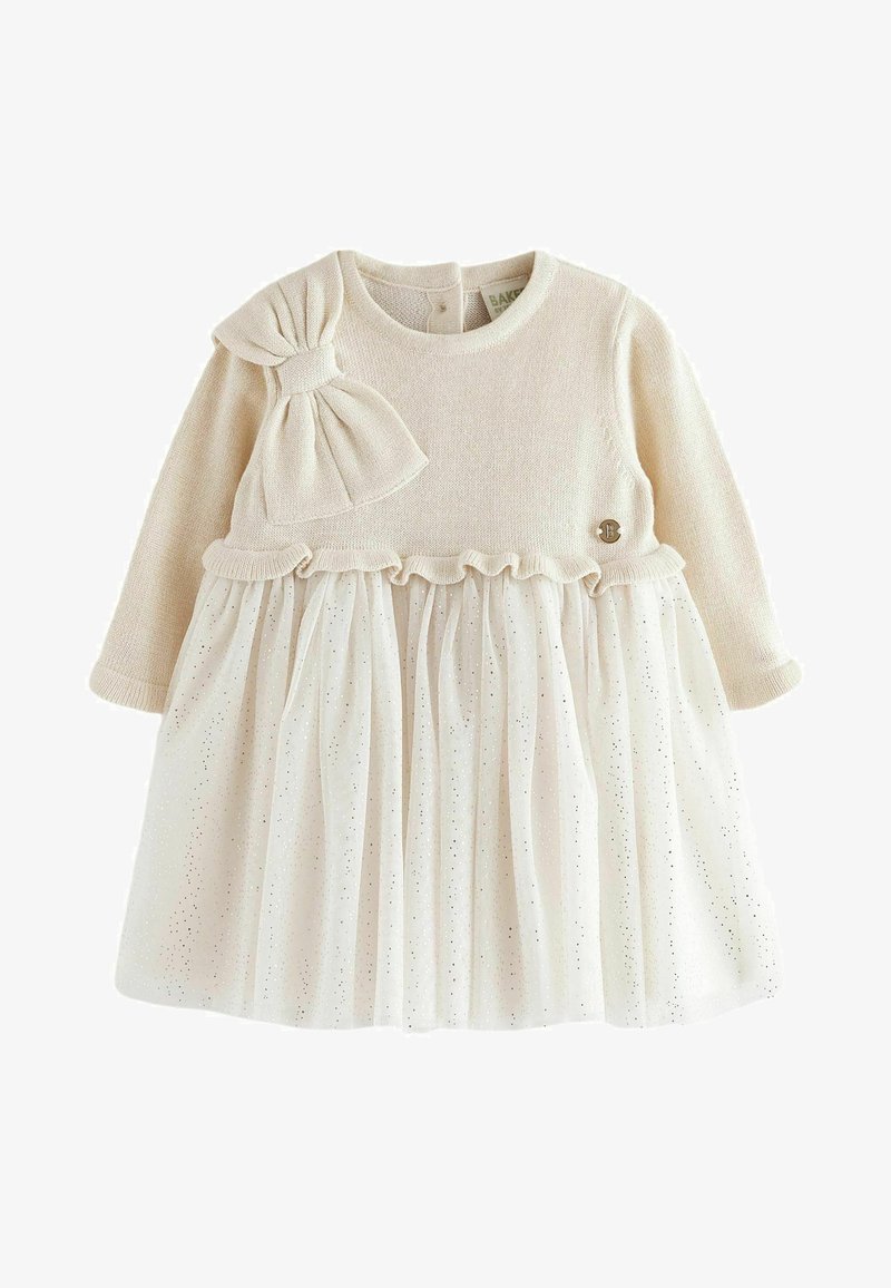 Baker by Ted Baker GLITTER MOCKABLE - REGULAR FIT - Abito in maglia - cream