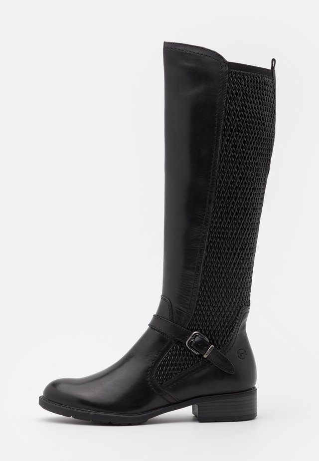 Schwarze Stiefel Boots Fur Damen Reinschlupfen Wohlfuhlen Bei Zalando