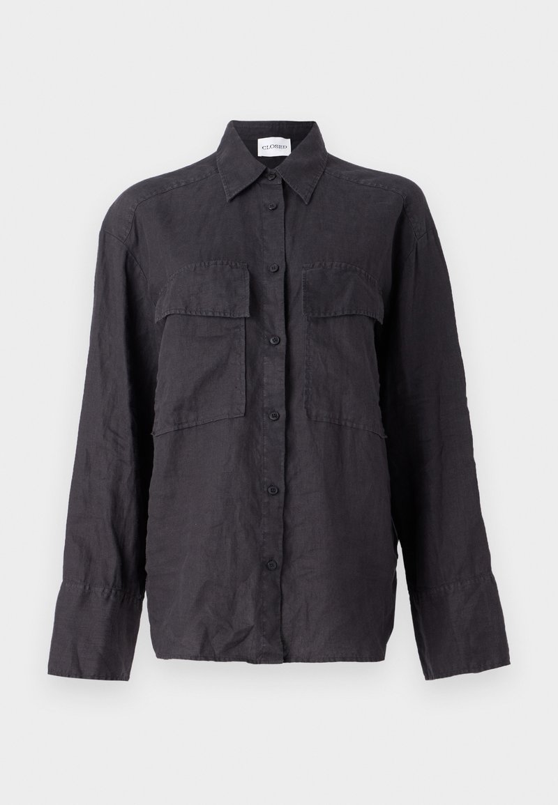 closed Overhemdblouse zwart denim/blackdenim