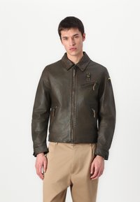 Blauer HUMES - Nahkatakki - bark brown