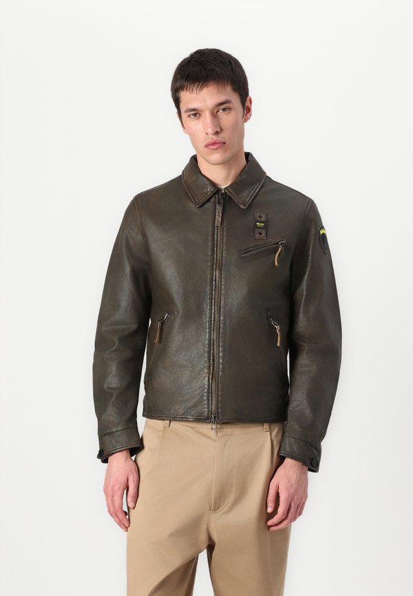 HUMES - Leather jacket