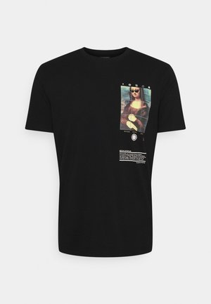UNISEX REGULAR FIT - Triko s potiskem - black