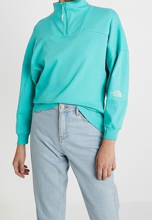 Sweatshirt - turquoise