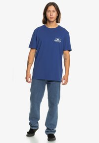 Quiksilver LINE BY LINE - Print T-shirt - monaco blue