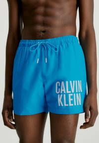 Calvin Klein Swimwear MEDIUM DRAWSTRING - Zwemshorts - clear turquoise