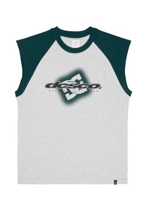 DC Shoes, RAGLAN -TANK - Tričko s potlačou - sfrh light heather grey