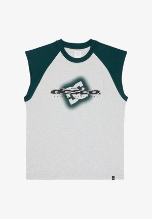 DC Shoes, RAGLAN -TANK - Triko s potiskem - sfrh light heather grey
