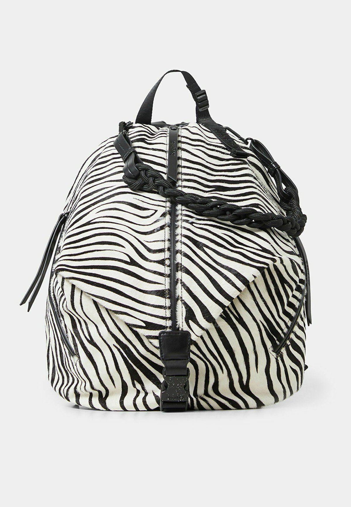 Desigual FOLDING BACKPACK ZEBRA - Zaino - white/bianco - Zalando.it