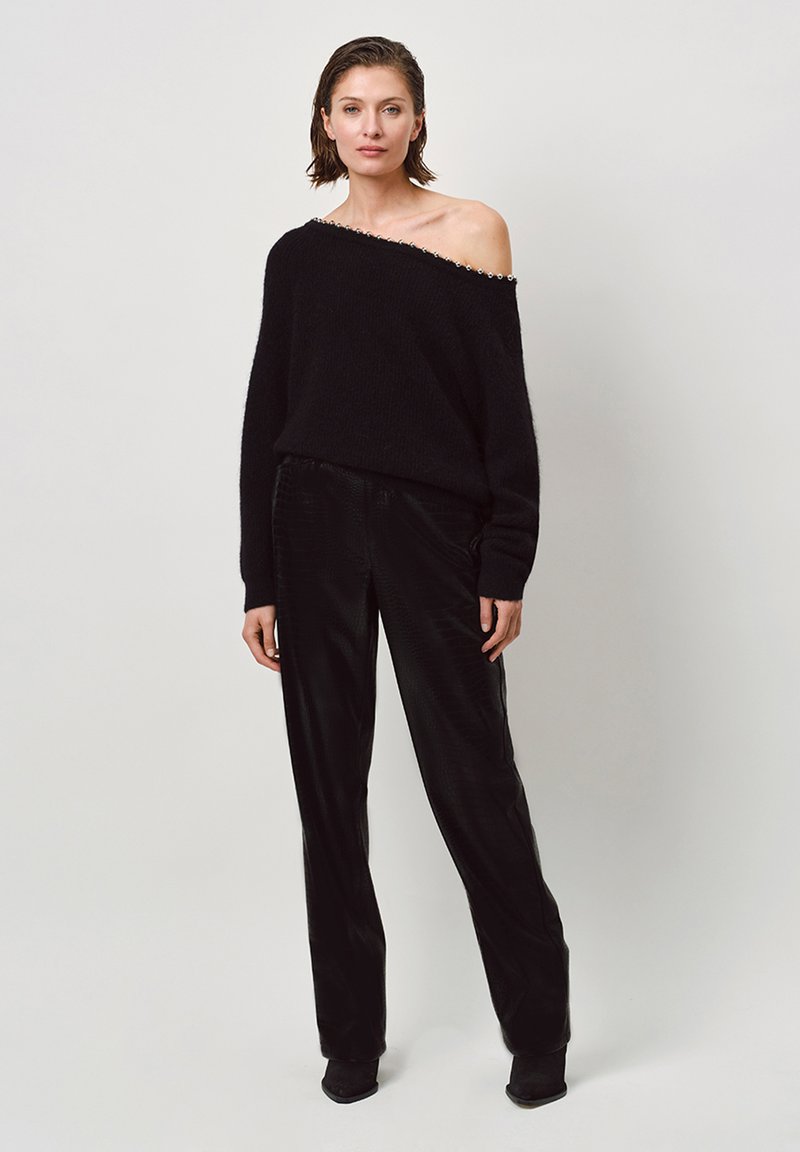 Dante6 TAZZO EMBELLISHED - Strickpullover - black