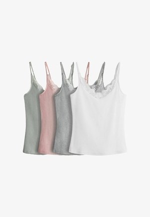 4 PACK - Caraco - white grey pink green