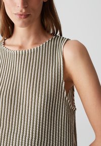OPUS REGULAR FIT CROCHET - Top - olive leaf