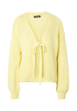 Estelou, COZY CARDIGAN - Gilet - butter yellow