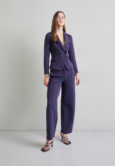 Emporio Armani PANTALONI - Püksid - blue notte/nero