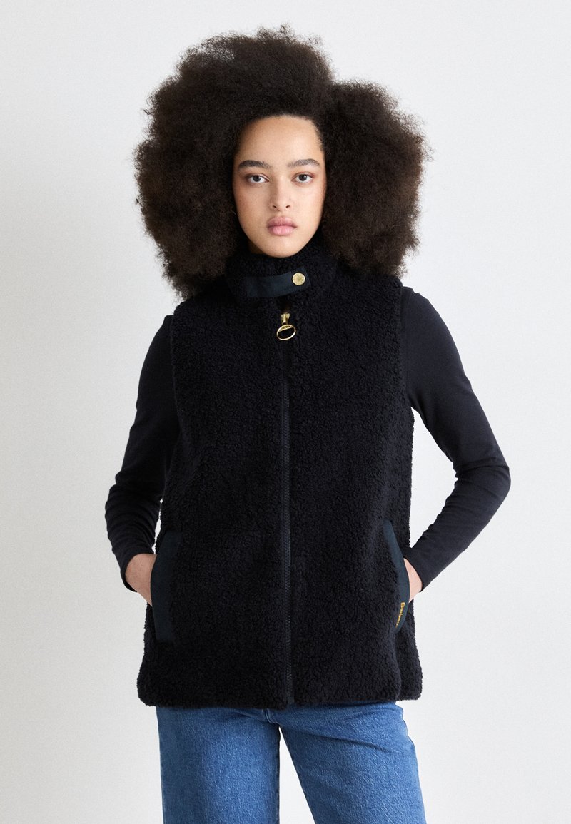 Barbour ELISHA GILET - Waistcoat - dark navy/military brown/light sand