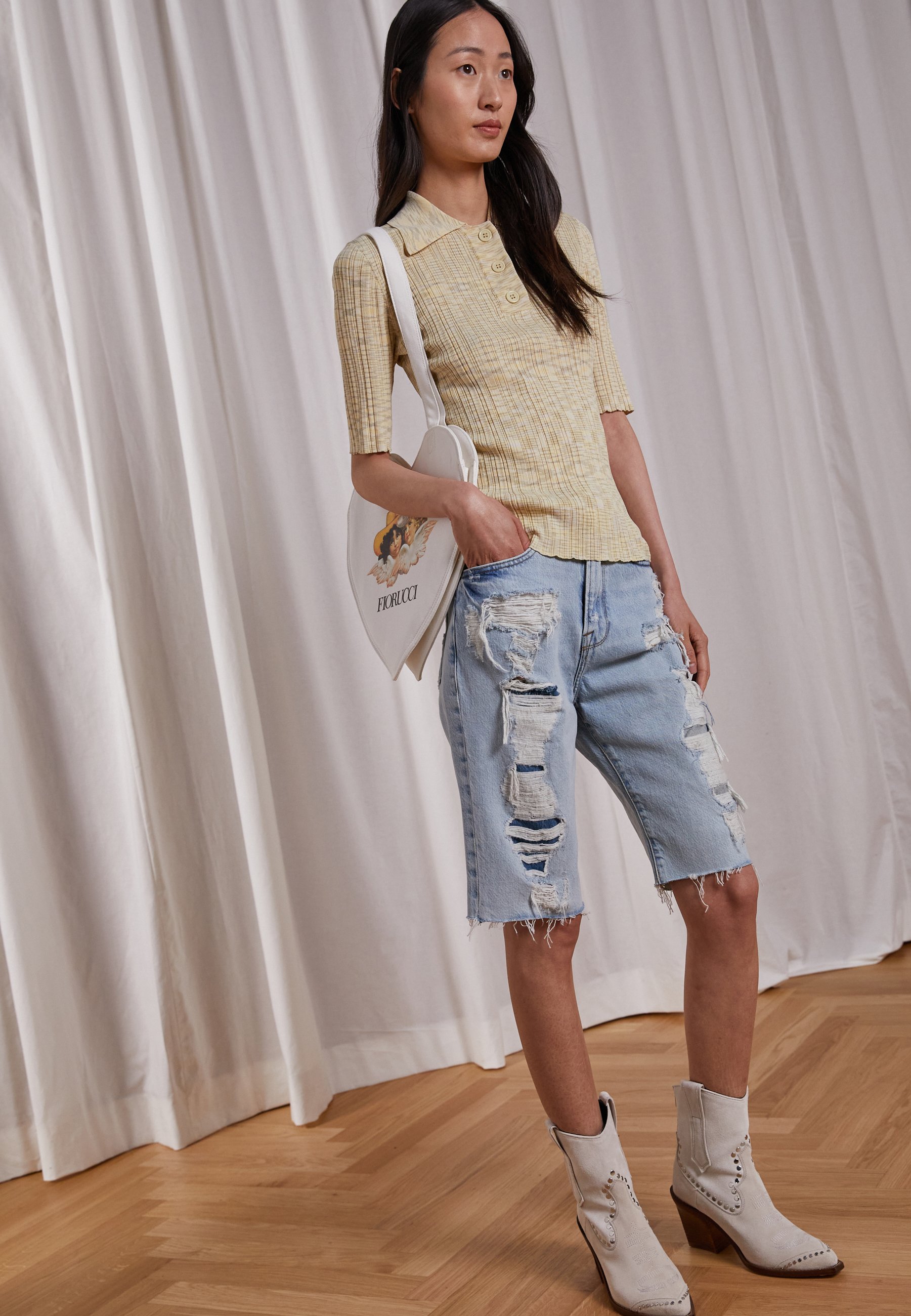Frame Denim LE VINTAGE BERMUDA - Denim 