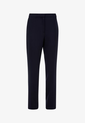 s.Oliver BLACK LABEL, STRAIGHT-LEG-AUS MIX - Trousers - navy